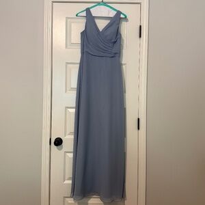 Azazie Nala Dress - Dusty Blue - Size A6